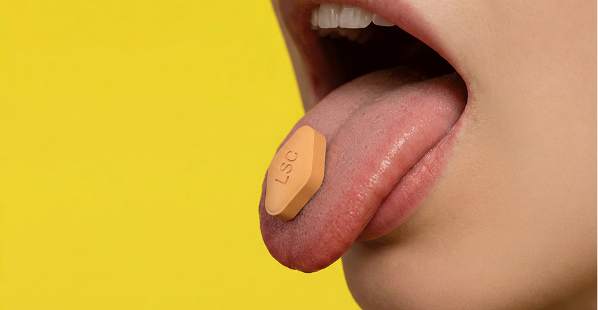 <p>Don’t chew it, suck it.</p>