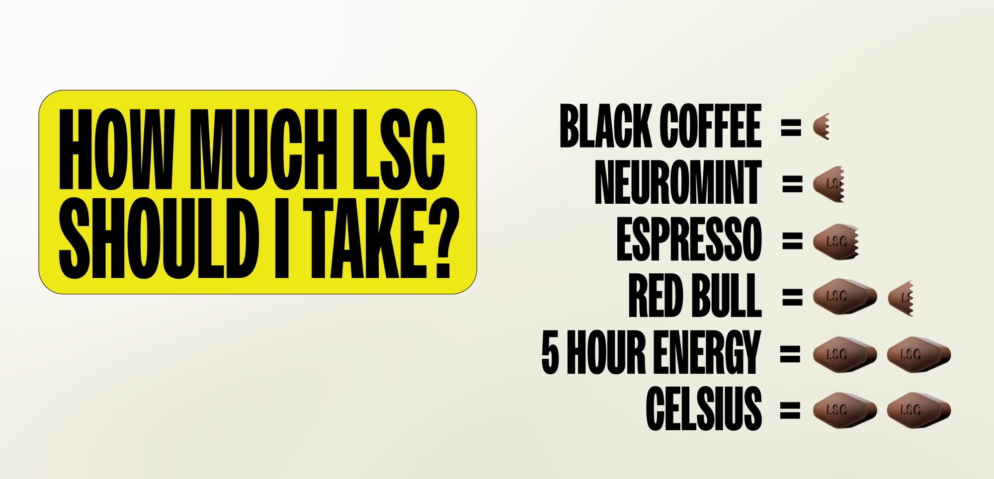 How much LSC should I take