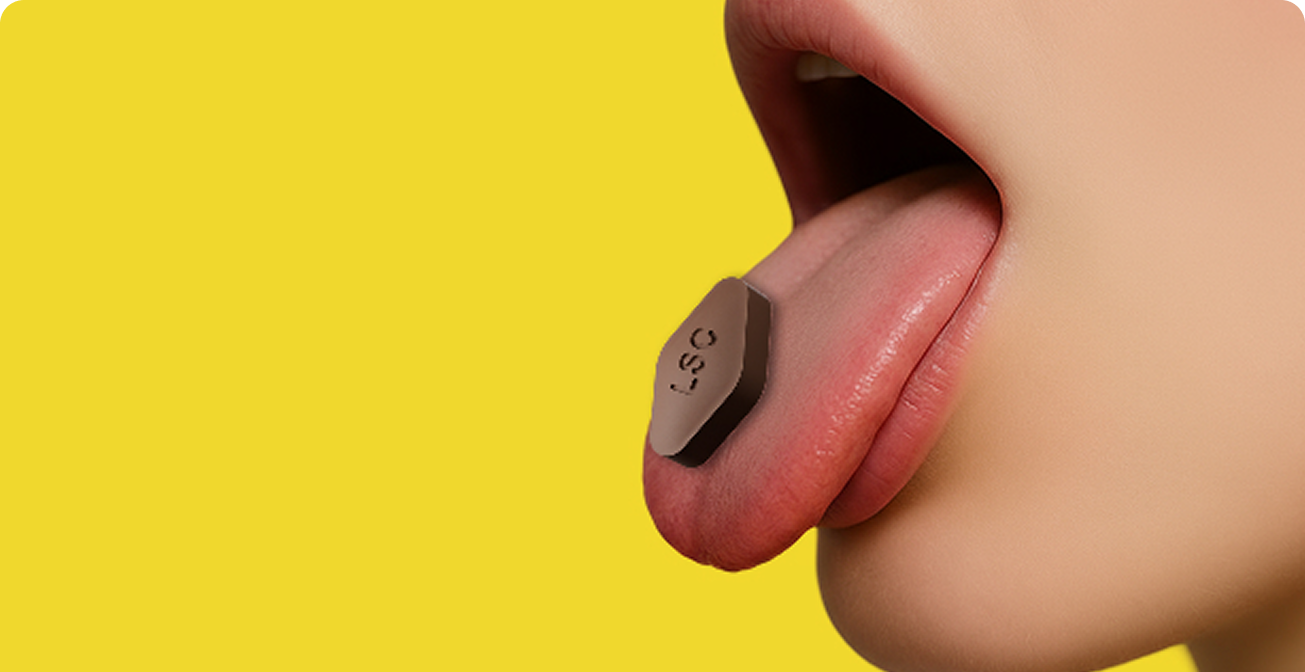 <p>Don’t chew it, suck it.</p>