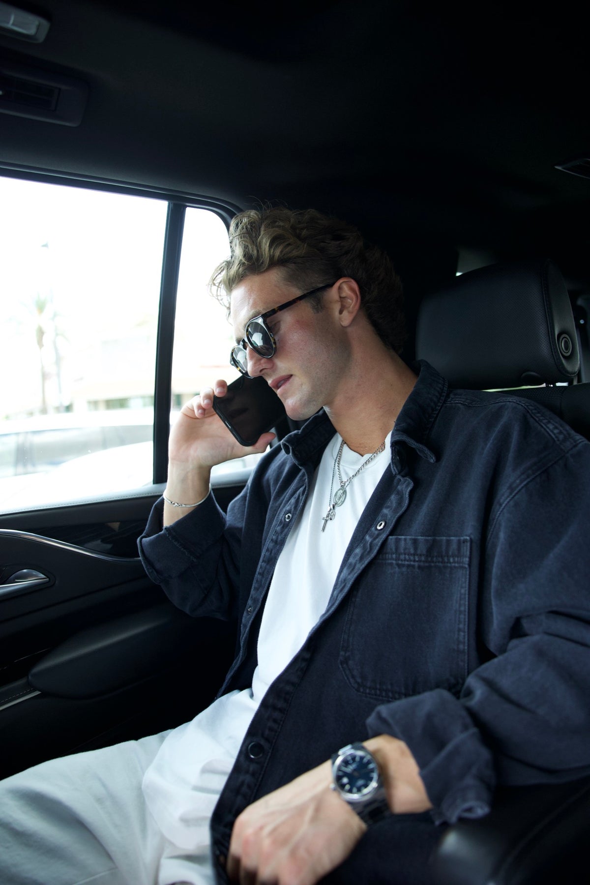 Chris Magee on a call